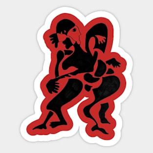 Lovers dansing Sticker